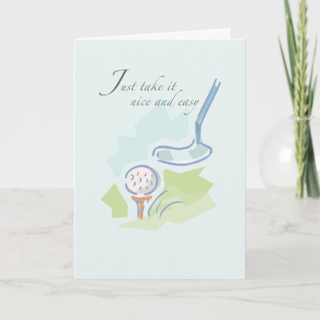 Carte Le golf de 2612 pastels obtiennent bien (Devant)