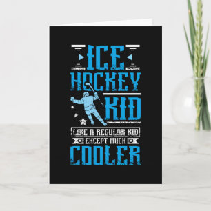 Carte Le gosse de hockey sur glace