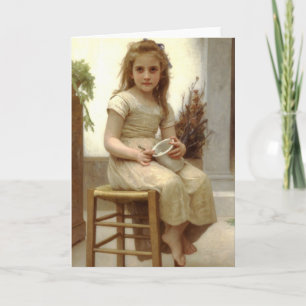 Carte Le Goûter (juste un goût) William Bouguereau
