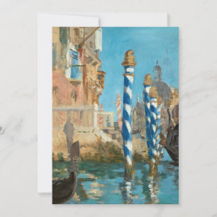 Carte Le Grand Canal à Venise   Édouard Manet