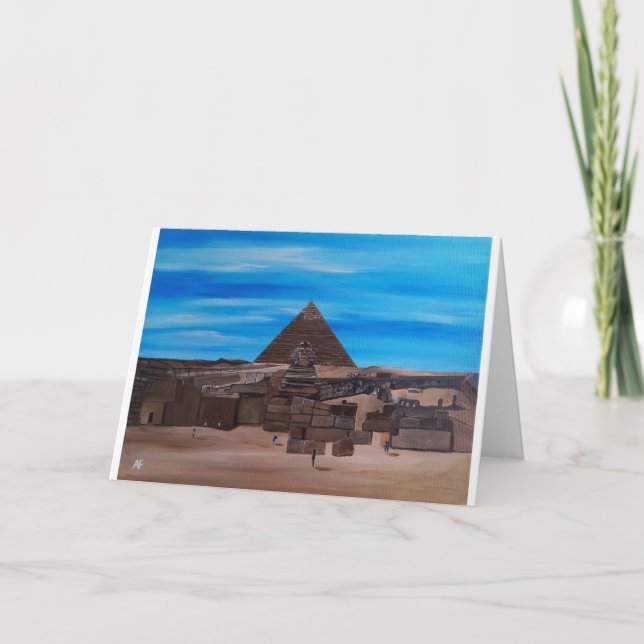 Carte Le Grand Sphinx et la Pyramide de Khafre (Devant)