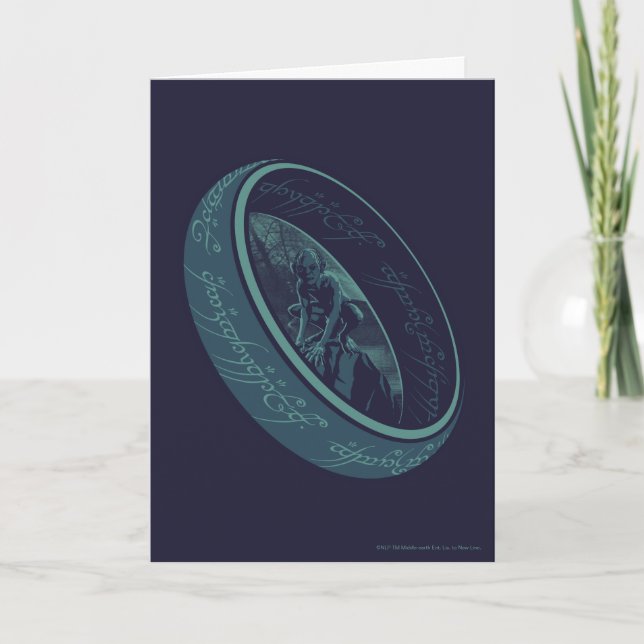 Carte LE graphique ONE RING™ GOLLUM™ (Devant)