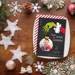 Carte Le Grinch Plus on est de fous, plus on rit Nouveau
