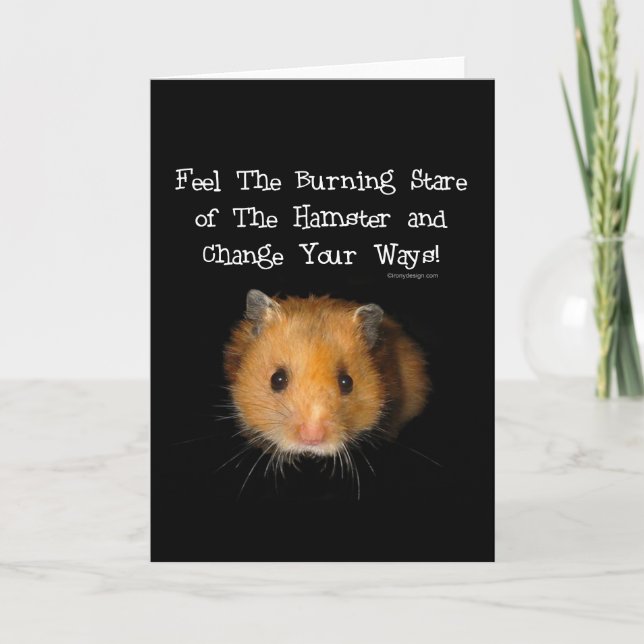 Carte Le hamster (Devant)