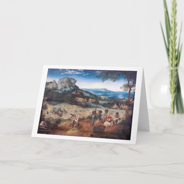 Carte Le Haymaking, Pieter Bruegel (Devant)