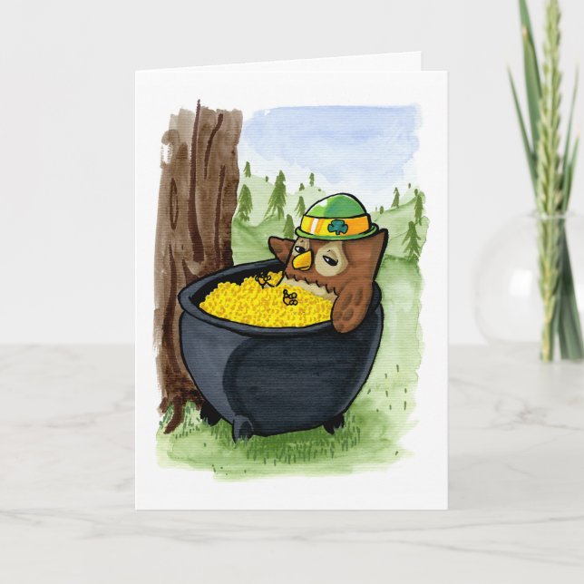 Carte Le hibou de St Patrick (Devant)