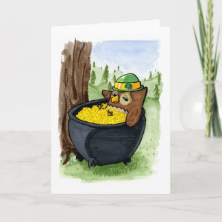 Carte Le hibou de St Patrick