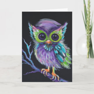 Carte Le hibou soit votre ami