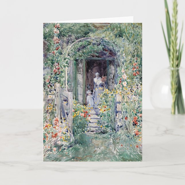 Carte Le jardin dans sa gloire | Childe Hassam (Devant)