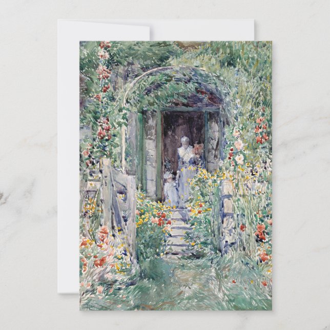 Carte Le jardin dans sa gloire | Childe Hassam (Devant)