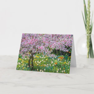 Carte Le jardin de Claude Monet   Joyeux Anniversaire