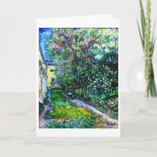 Carte Le Jardin de l'Asile à Saint-Rémy, Van Gogh