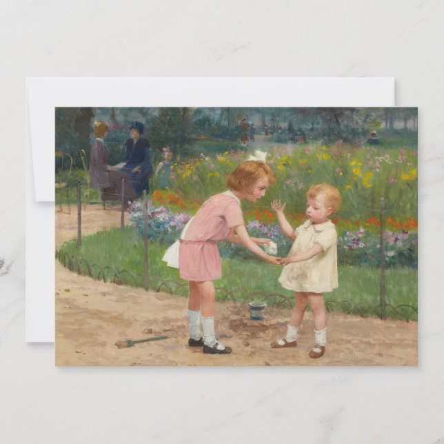 Carte Le jardin du Luxembourg | Victor Gabriel Gilbert (Devant)