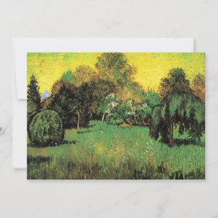 Carte Le jardin du poète par Vincent van Gogh