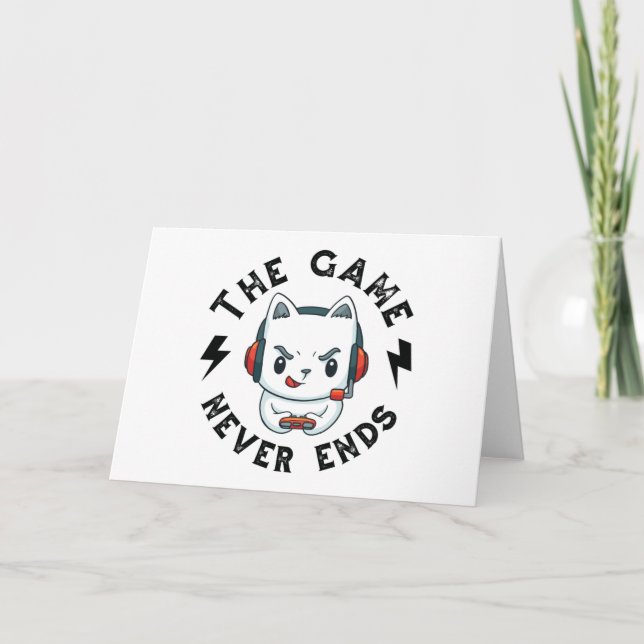 Carte Le Jeu ne se termine jamais (Devant)