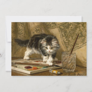 Carte Le jeune artiste   Henriëtte Ronner-Knip