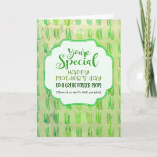 Carte Le jour de mère à une maman adoptive spéciale