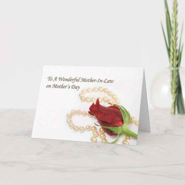 Carte Le jour de mère de belle-mère (Devant)