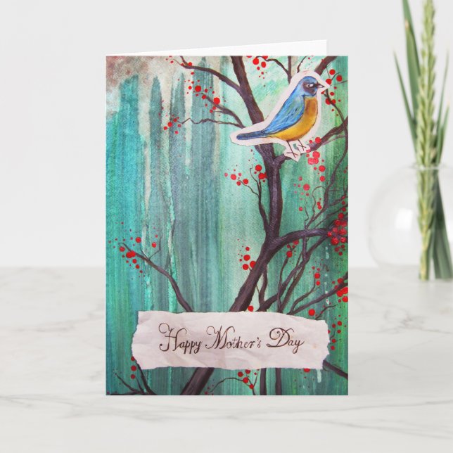 Carte Le jour de mère heureux (Devant)