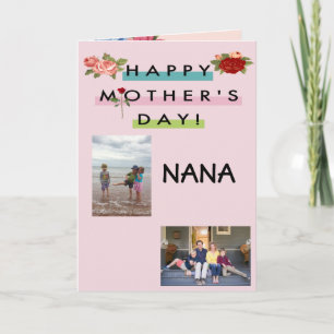 Carte Le jour de mère heureux Nana !