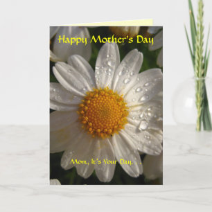 Carte Le jour de mère heureux, sentimental