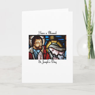 Carte Le jour de St Joseph heureux
