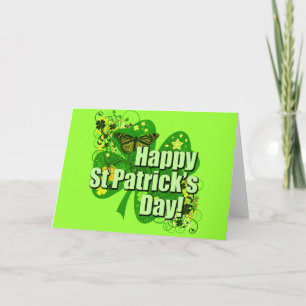 Carte Le jour de St Patrick heureux