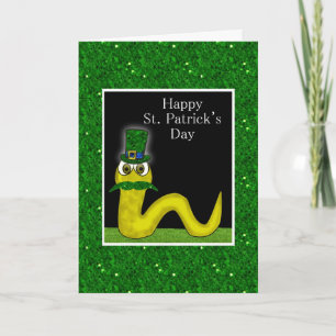 Carte Le jour de St Patrick heureux avec l'humour drôle