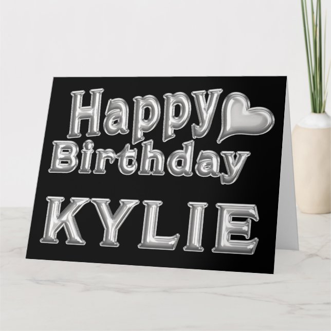 Carte Le Joyeux anniversaire de Kylie Birthday (Devant)