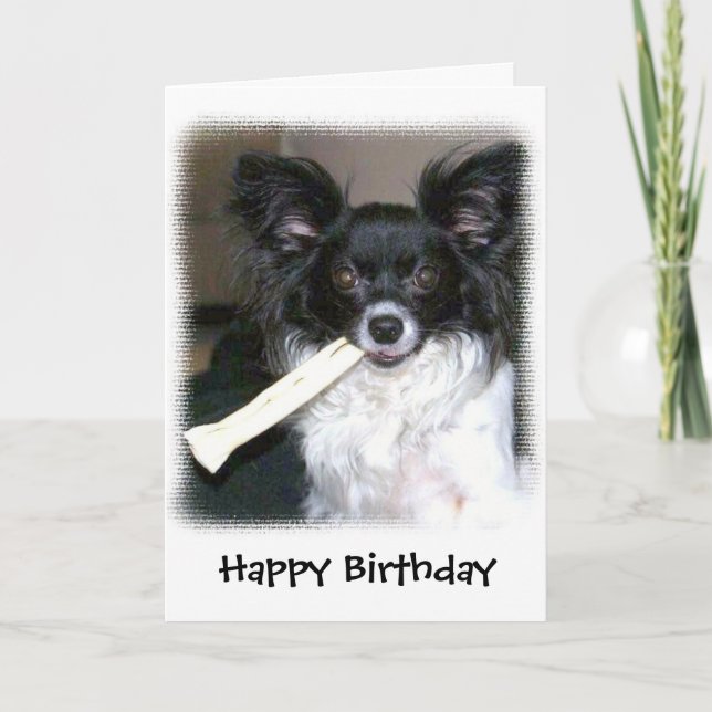 Carte Le joyeux anniversaire ont un cigare (Devant)