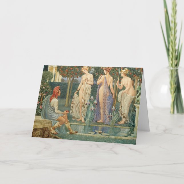 Carte Le jugement de Paris | Walter Crane (Devant)