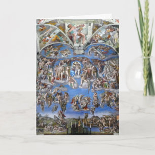 Carte Le jugement Dernier - Chapelle Sixtine, Vatican