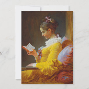 Carte Le lecteur de Jean-Honore Fragonard