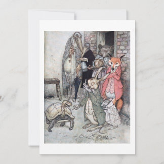 Carte Le lièvre et la tortue