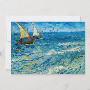 Carte Le littoral des Saintes-Maries Vincent van Gogh