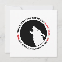 Carte Le loup serait toujours le méchant
