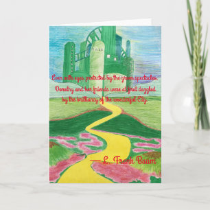 Carte Le magicien de l'art d'Oz