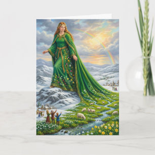 Carte Le Manteau de Brigitte (Apporter le Printemps)