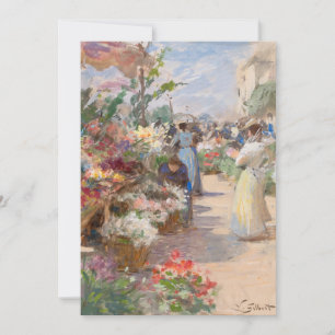 Carte Le marché aux fleurs   Victor Gabriel Gilbert