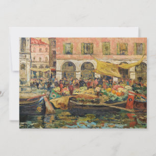 Carte Le Marché aux Légumes, Venise   Louis Abel-Truchet