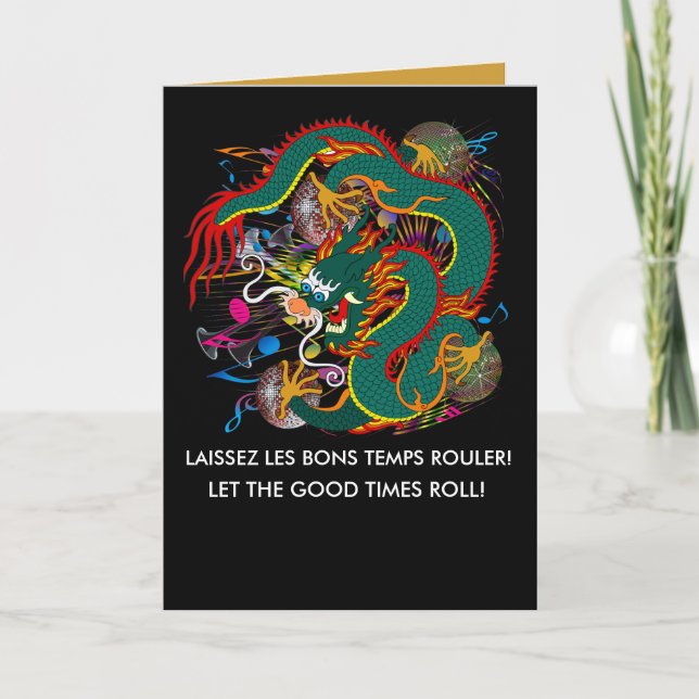 Carte Le Mardi Gras Dragon V-2 (Devant)