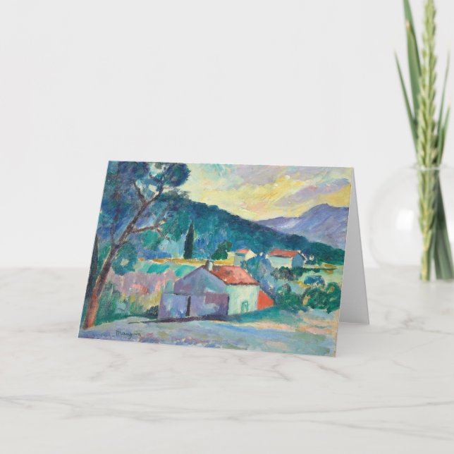 Carte Le Mas à Saint-Tropez | Henri Manguin (Devant)