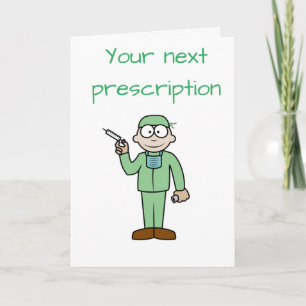CARTE LE MÉDECIN RETIRE AVEC *FAIT QUOTIDIEN DE DÉTENTE"