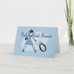 Carte Le meilleur ami de la fille