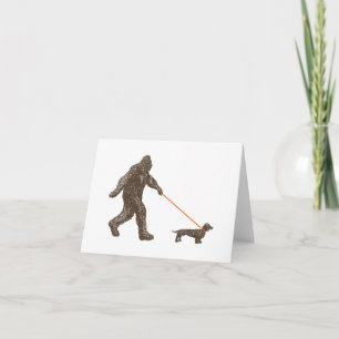 Carte Le meilleur ami de Sasquatch