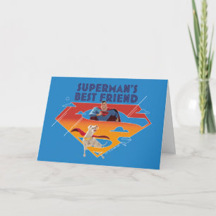 Carte Le meilleur ami de Superman