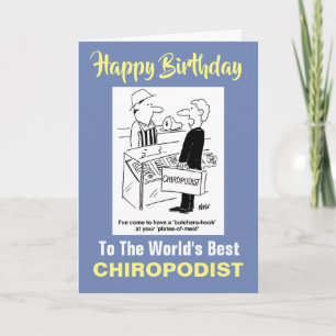 Carte Le meilleur chiropodiste du monde