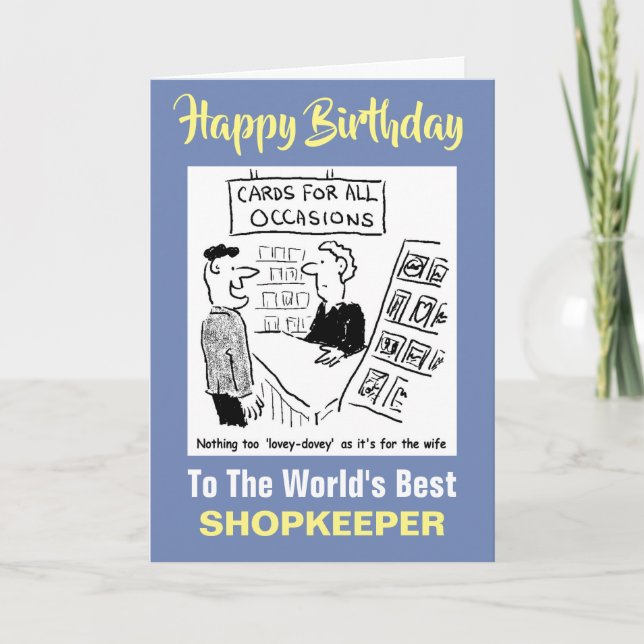 Carte Le meilleur commerçant du monde (Devant)