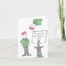 Le meilleur de British Luck to YOU Greeting Card