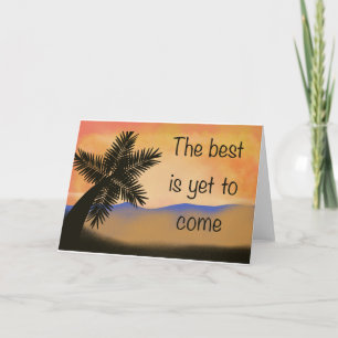 Carte Le meilleur est encore à Come Beach Quote Card